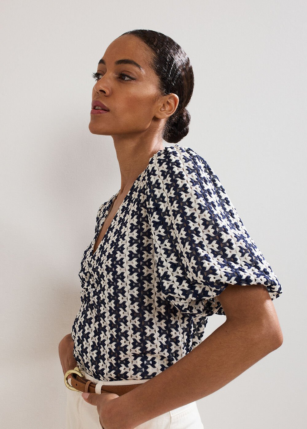 Alba Textured Top