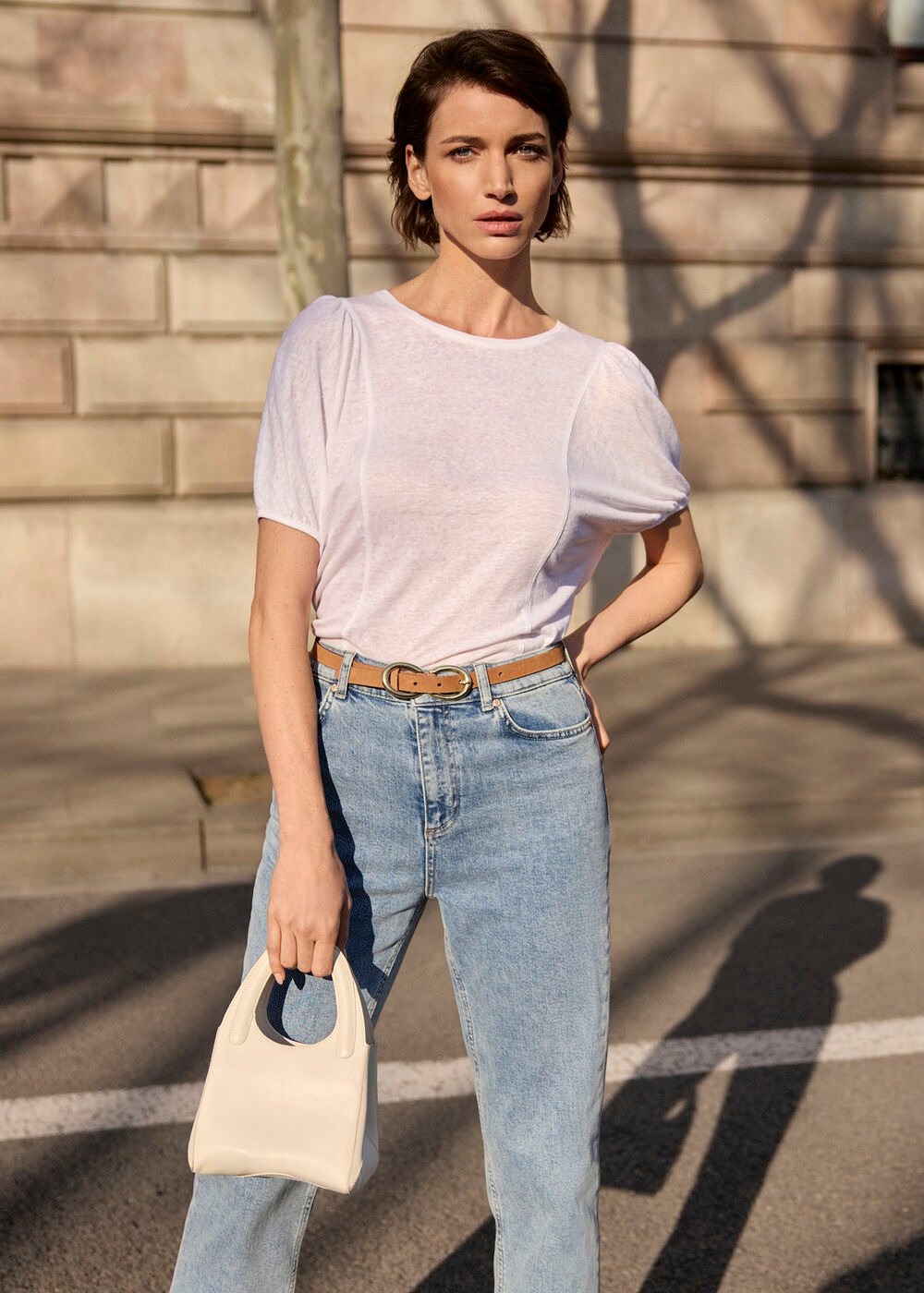 Arabel Linen Top
