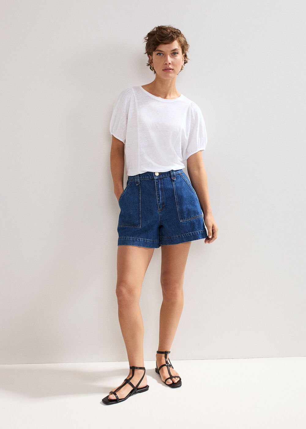 Arabel Linen Top