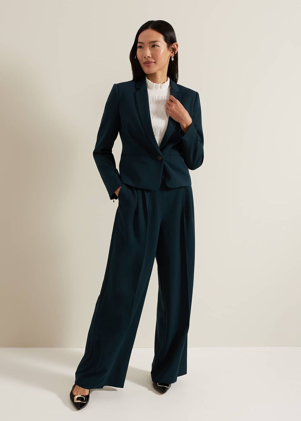 Arabella Pleat Wide Leg Trouser