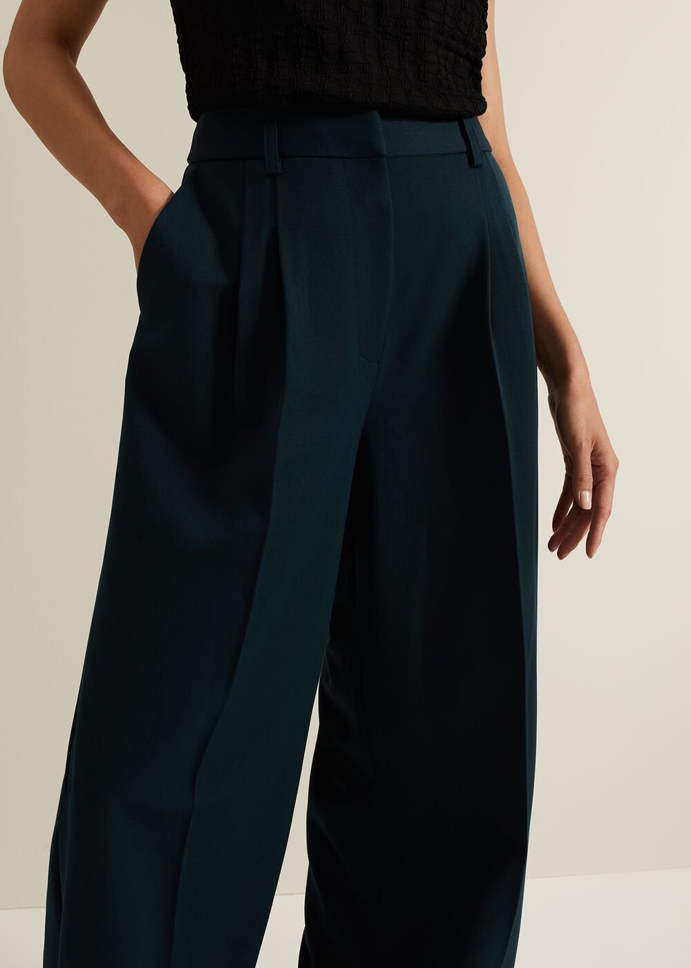 Arabella Pleat Wide Leg Trouser