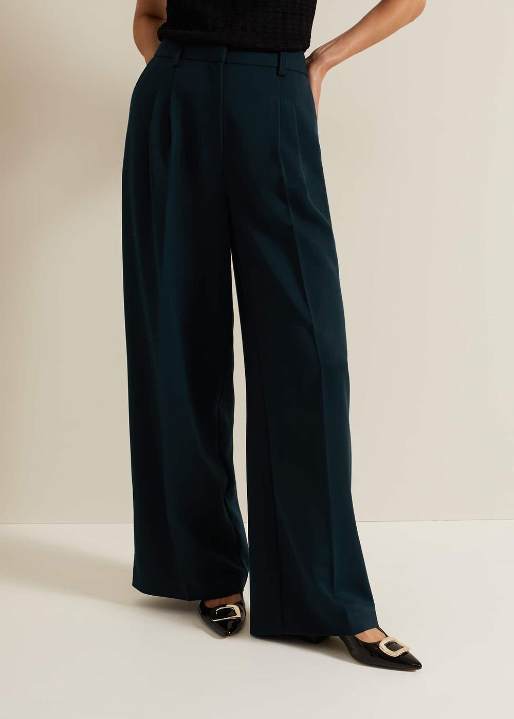 Arabella Pleat Wide Leg Trouser