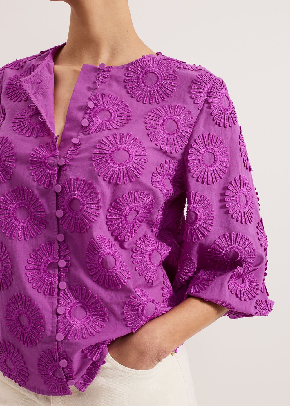 Daisy Poplin Blouse