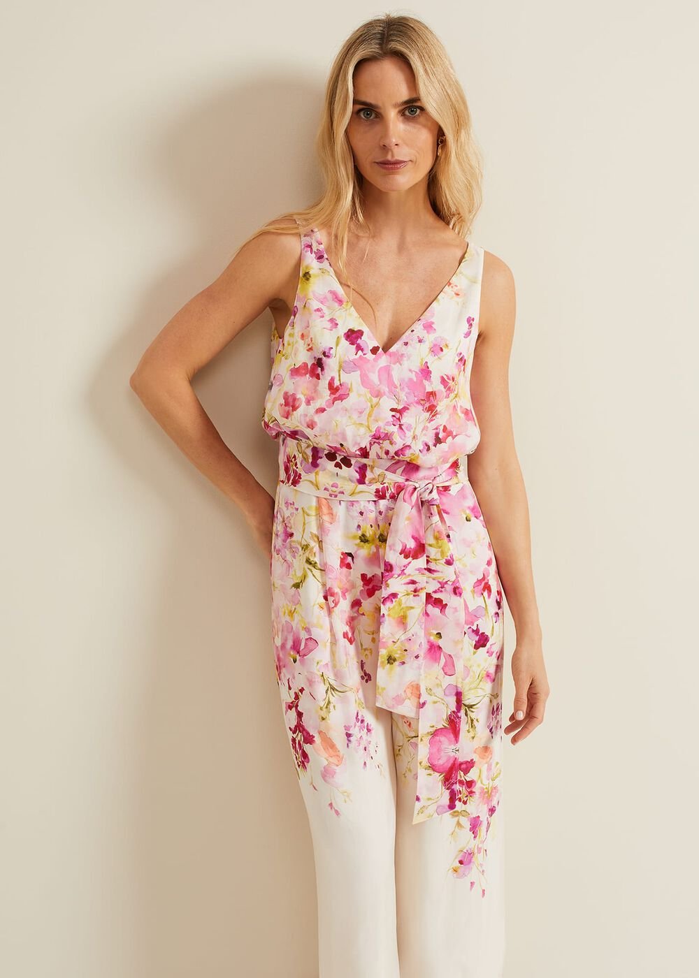 Ethel Floral Wide Leg Jumpsuit