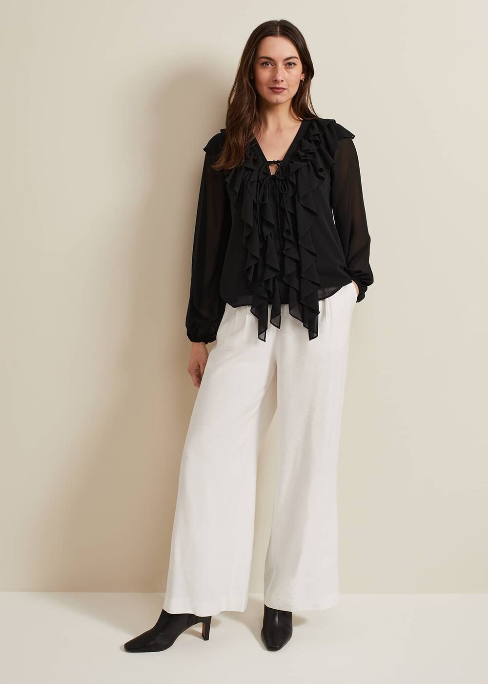 Ivana Ruffle Blouse