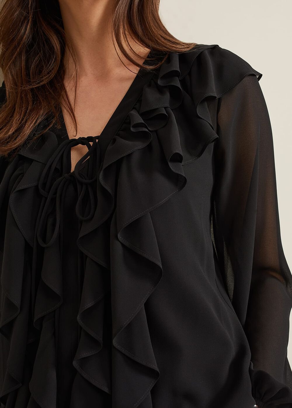 Ivana Ruffle Blouse