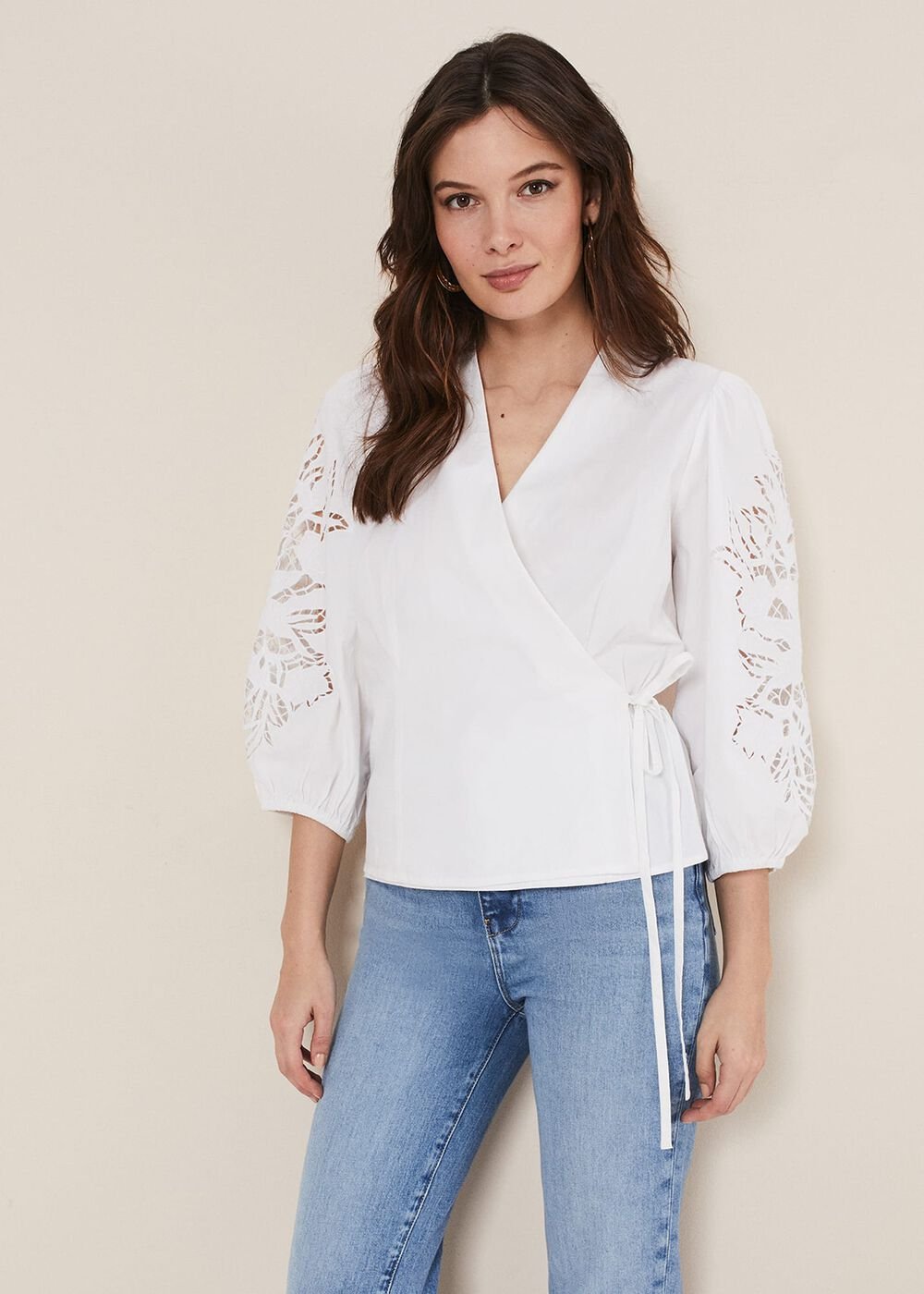 Kacey Broderie Blouse