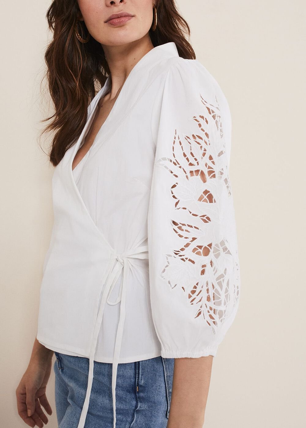 Kacey Broderie Blouse