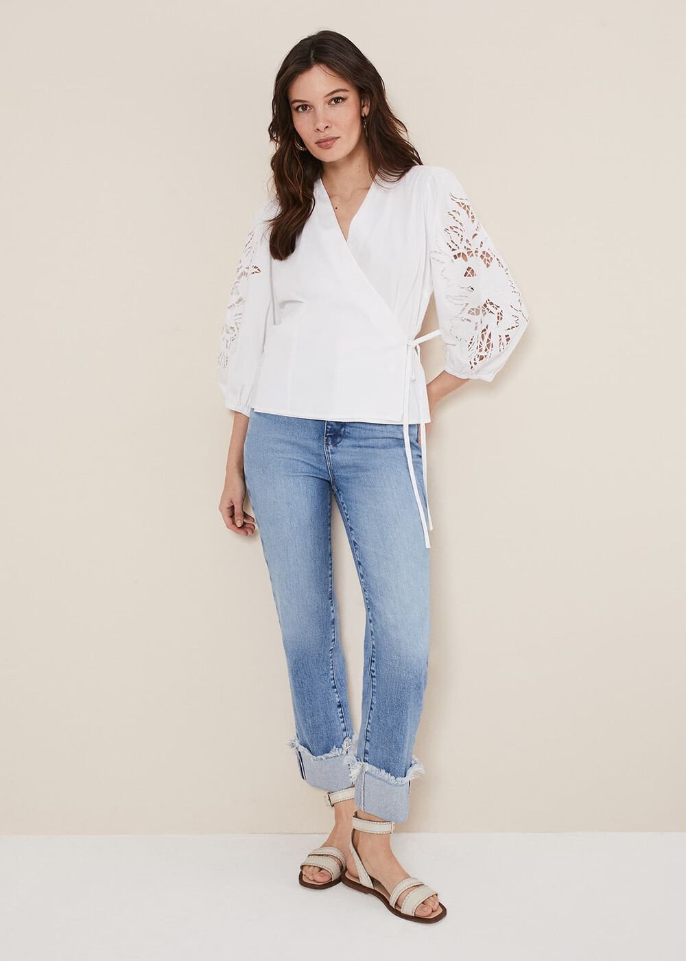 Kacey Broderie Blouse