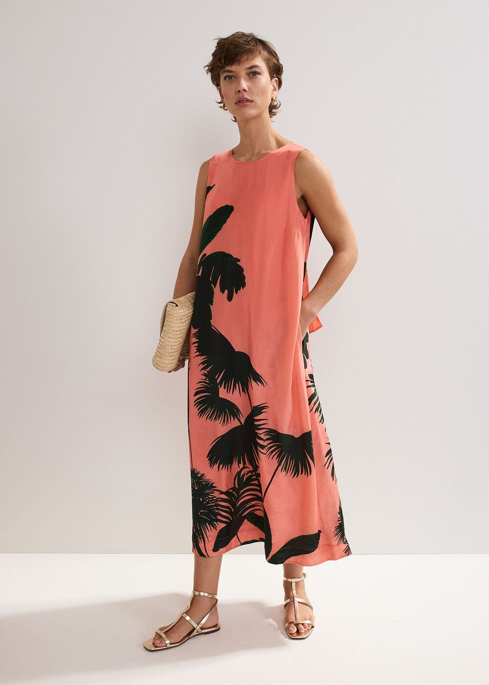 Leila Palm Dress