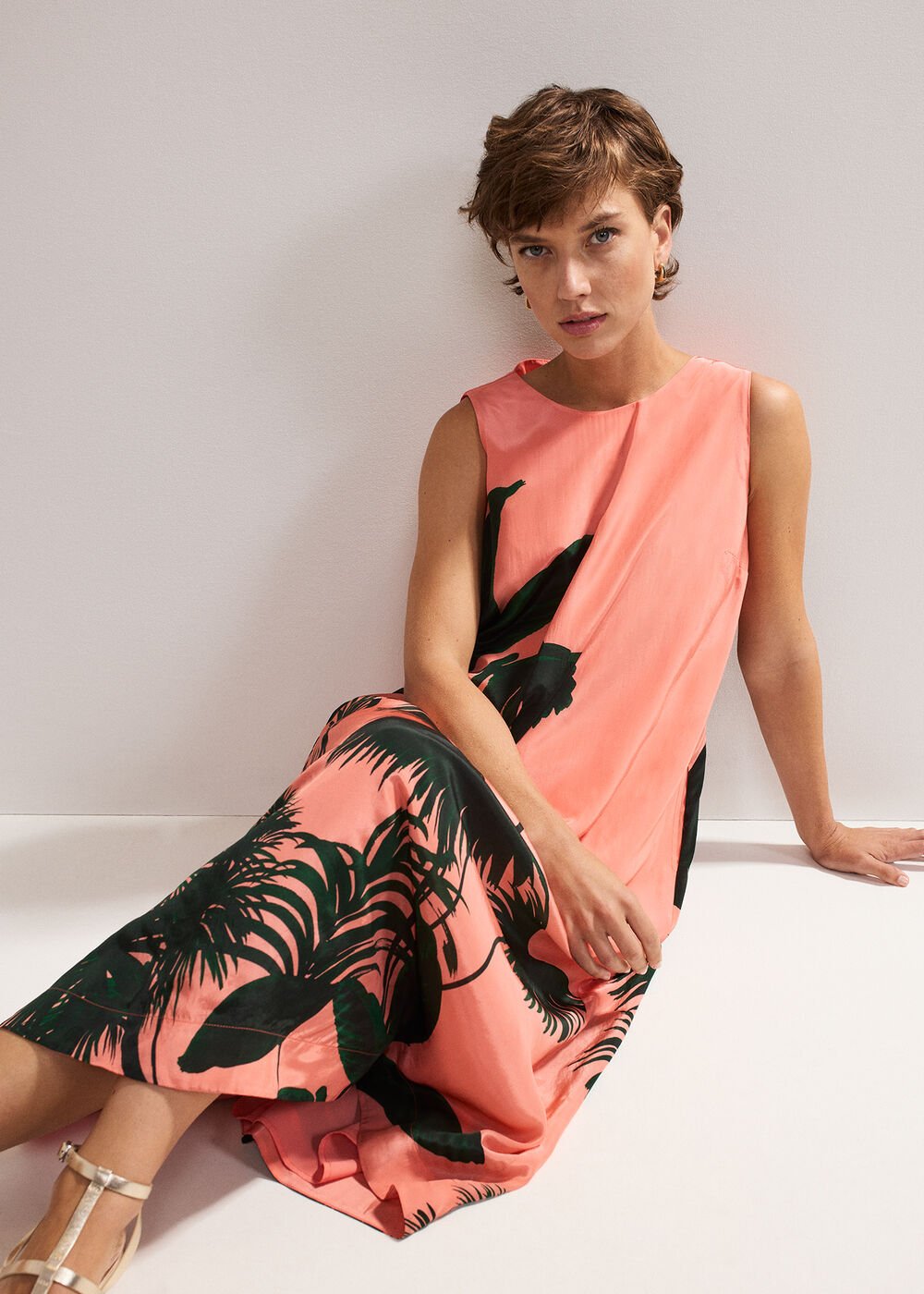 Leila Palm Dress