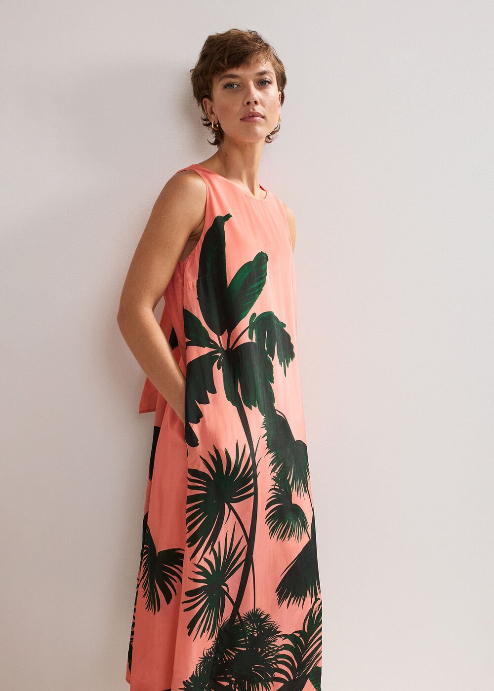 Leila Palm Dress