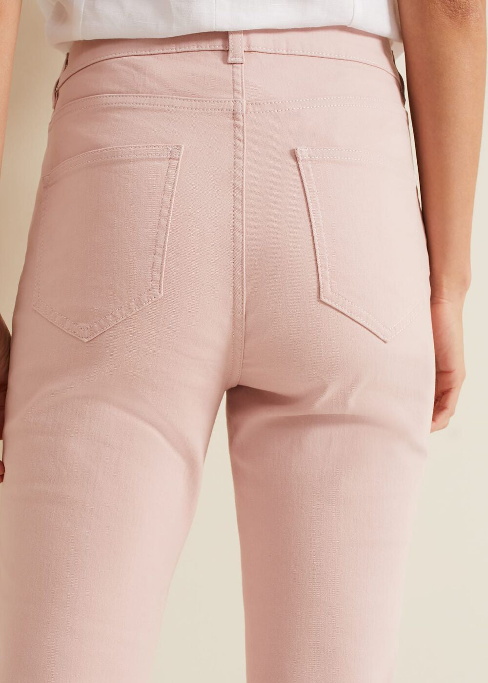 Lindsey Cropped Straight Leg Jeans
