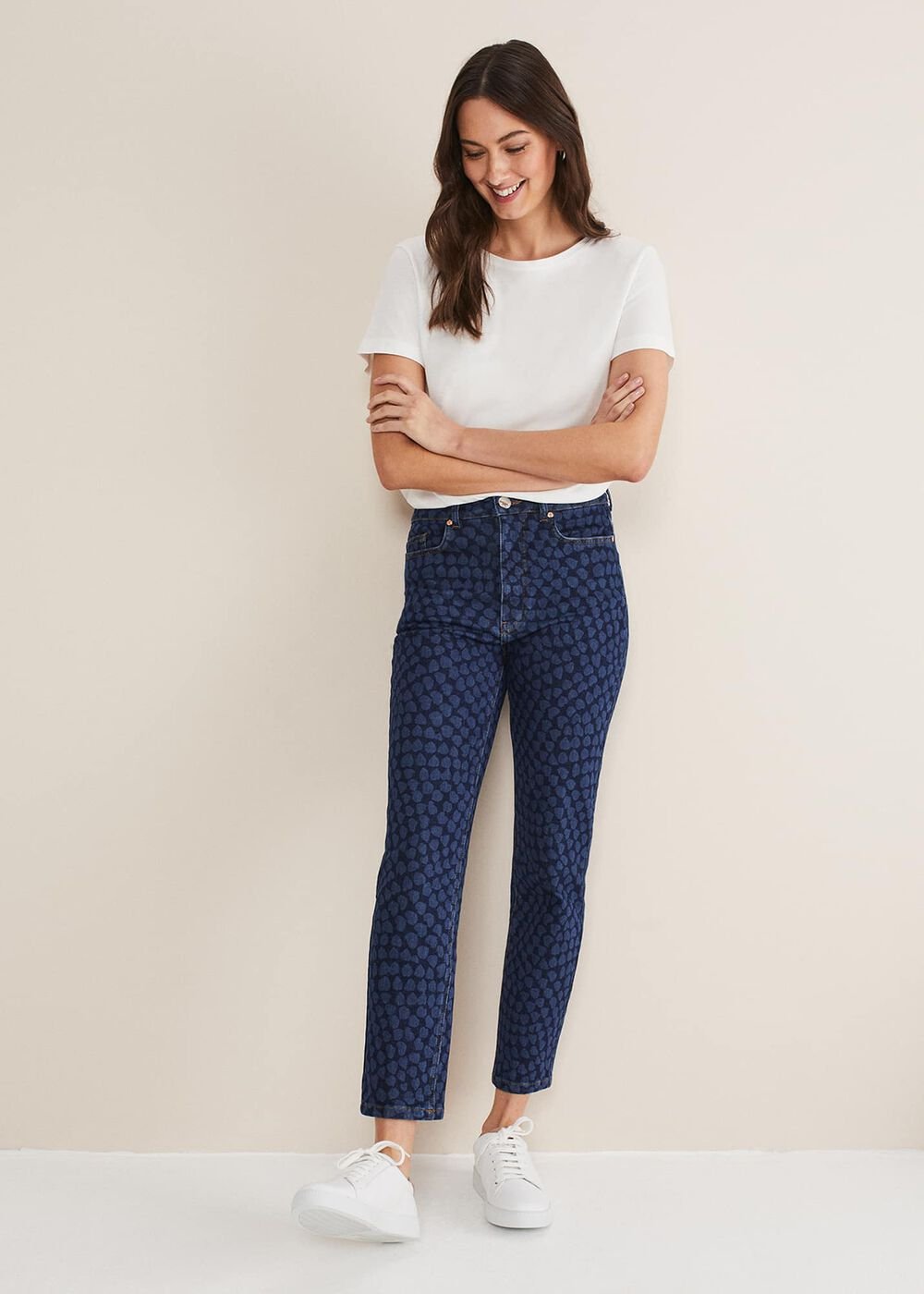 Petra Heart Straight Leg Jeans