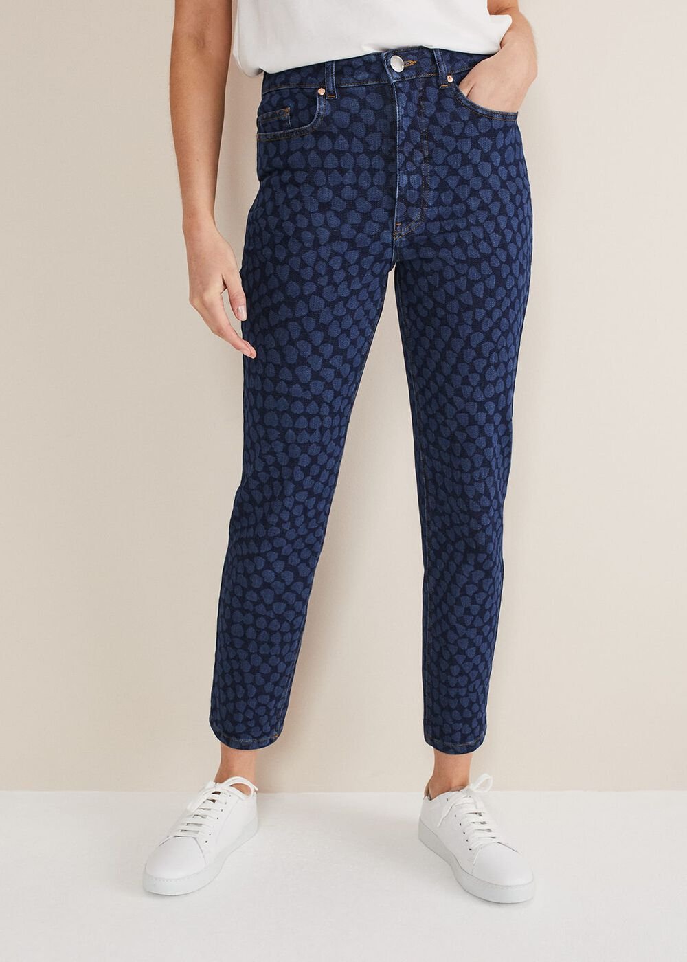 Petra Heart Straight Leg Jeans