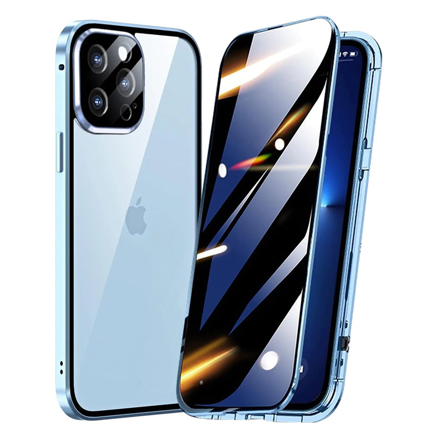 Privacy Magnet Case for Iphone - Blue